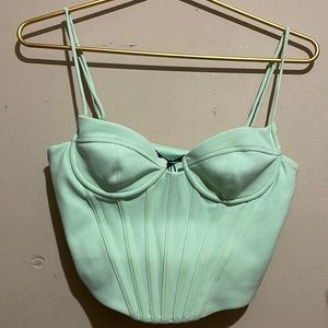 Green Corset top